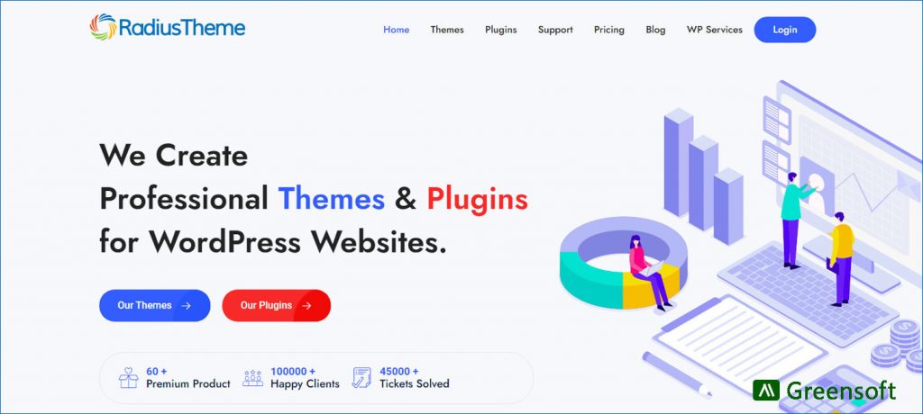 RadiusTheme - WordPress Company in Bangladesh -Greensoft